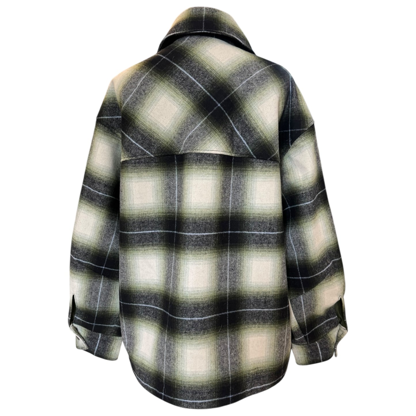 Levi's Dark Green Wool Shacket - 14/16