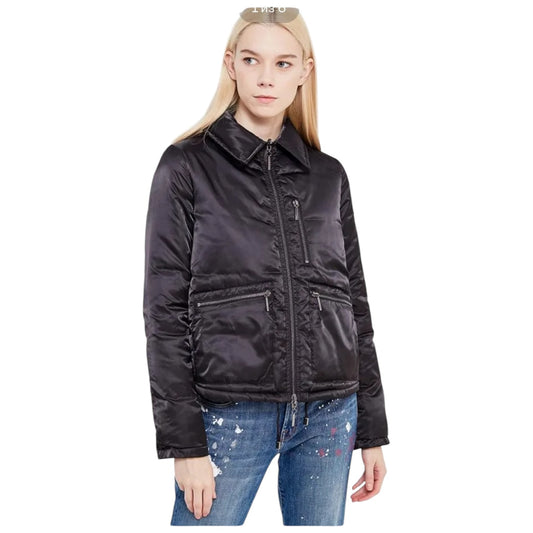 Armani Jeans Black Puffer Reversible Jacket - 10