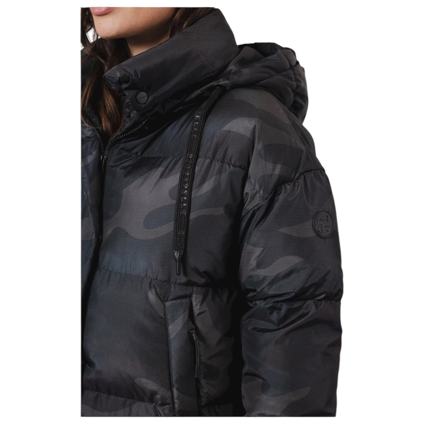 Rino & Pelle Camo Padded Jacket Dark Green Sunn - 12/14