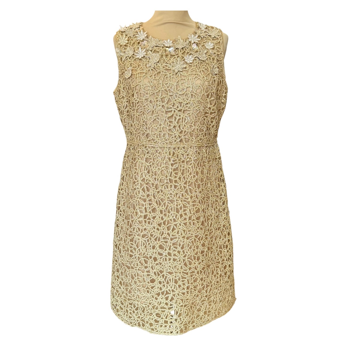 Elie Tahari Gold Dress - 10/12