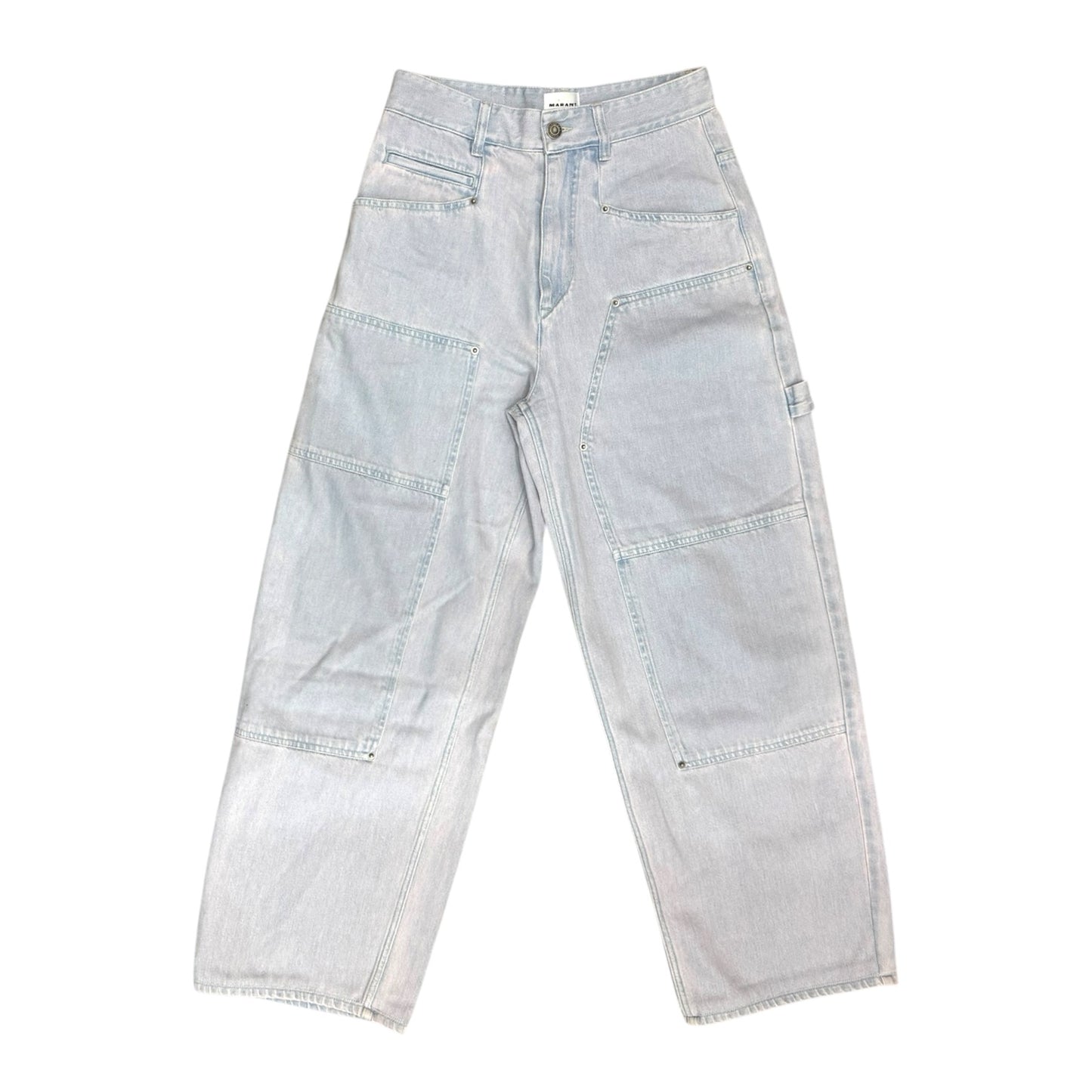 Marant Étoile Ophra Paneled Cargo Jeans - 8