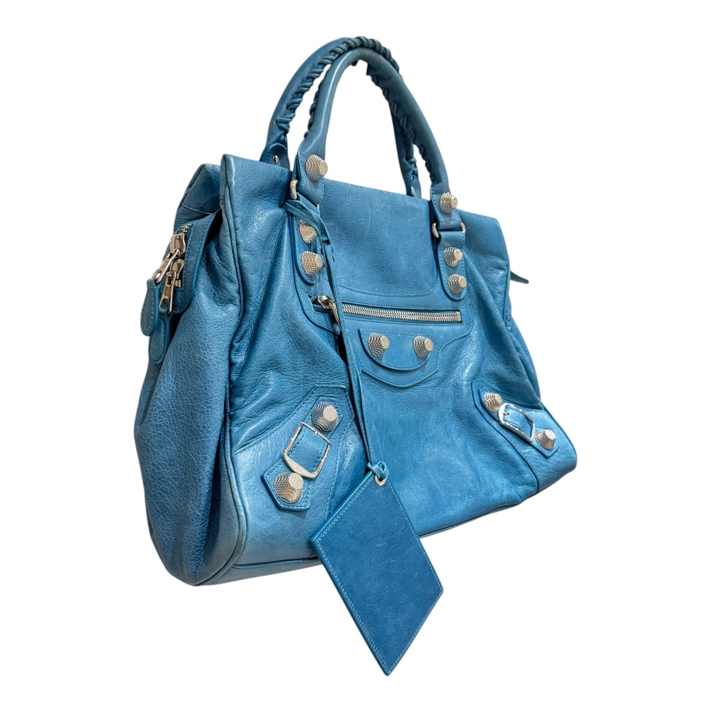 Balenciaga The City Blue Bag