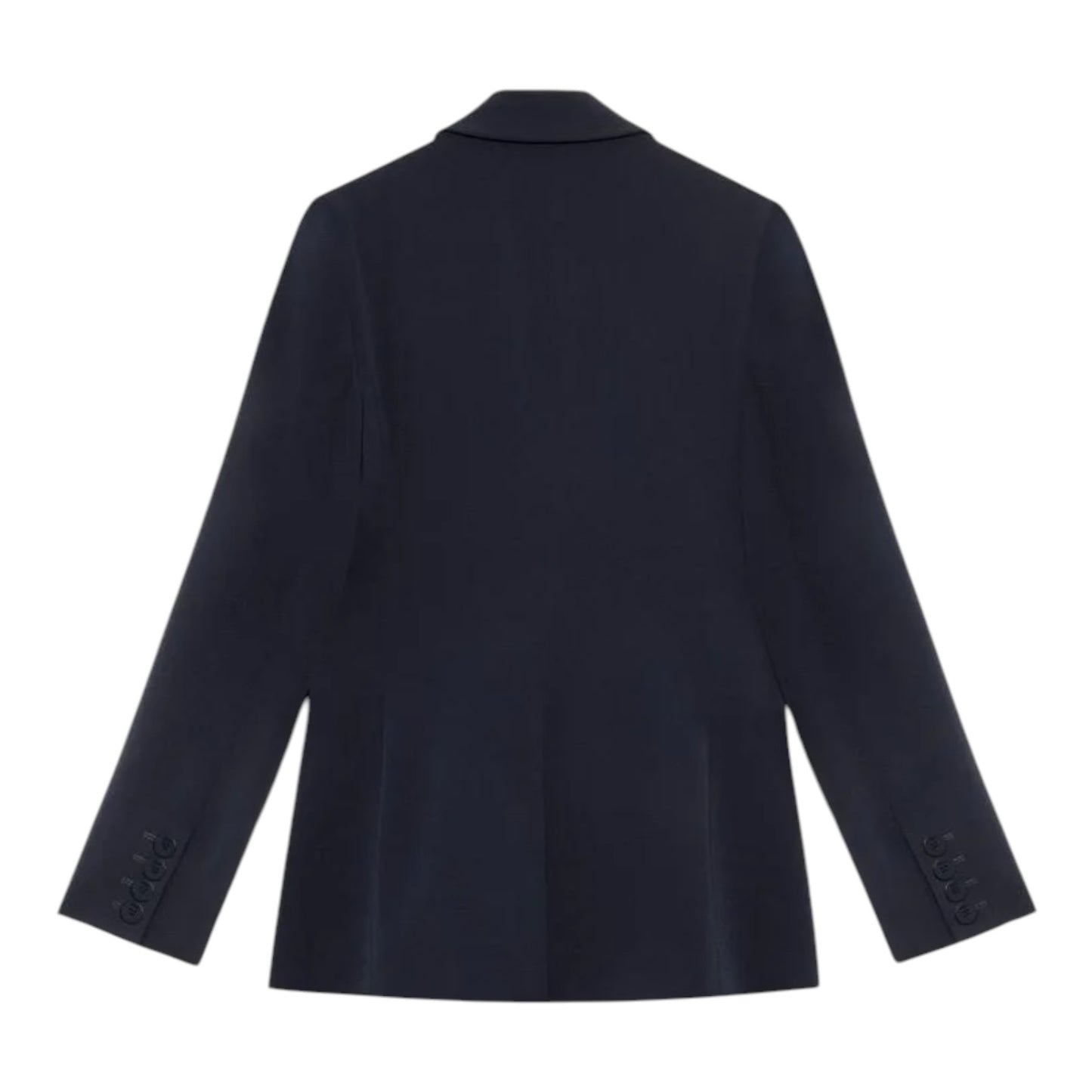 The Fold Clever Navy Crepe Knighton Jacket - 12