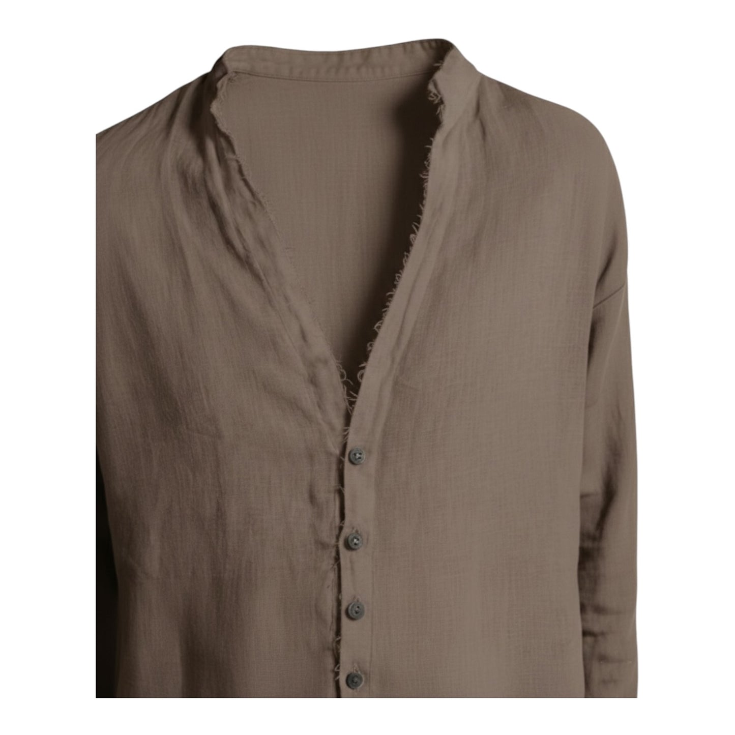 Athoa sh143 V Neck Linen Shirt - 10/12/14