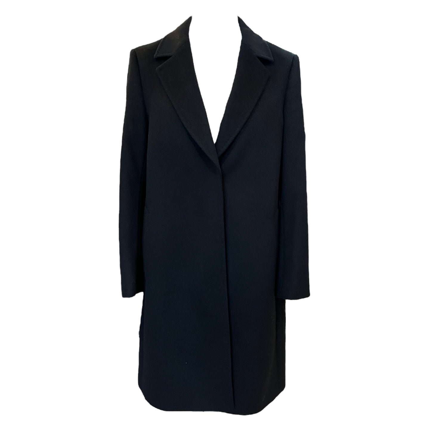 Jaeger Black Wool Coat