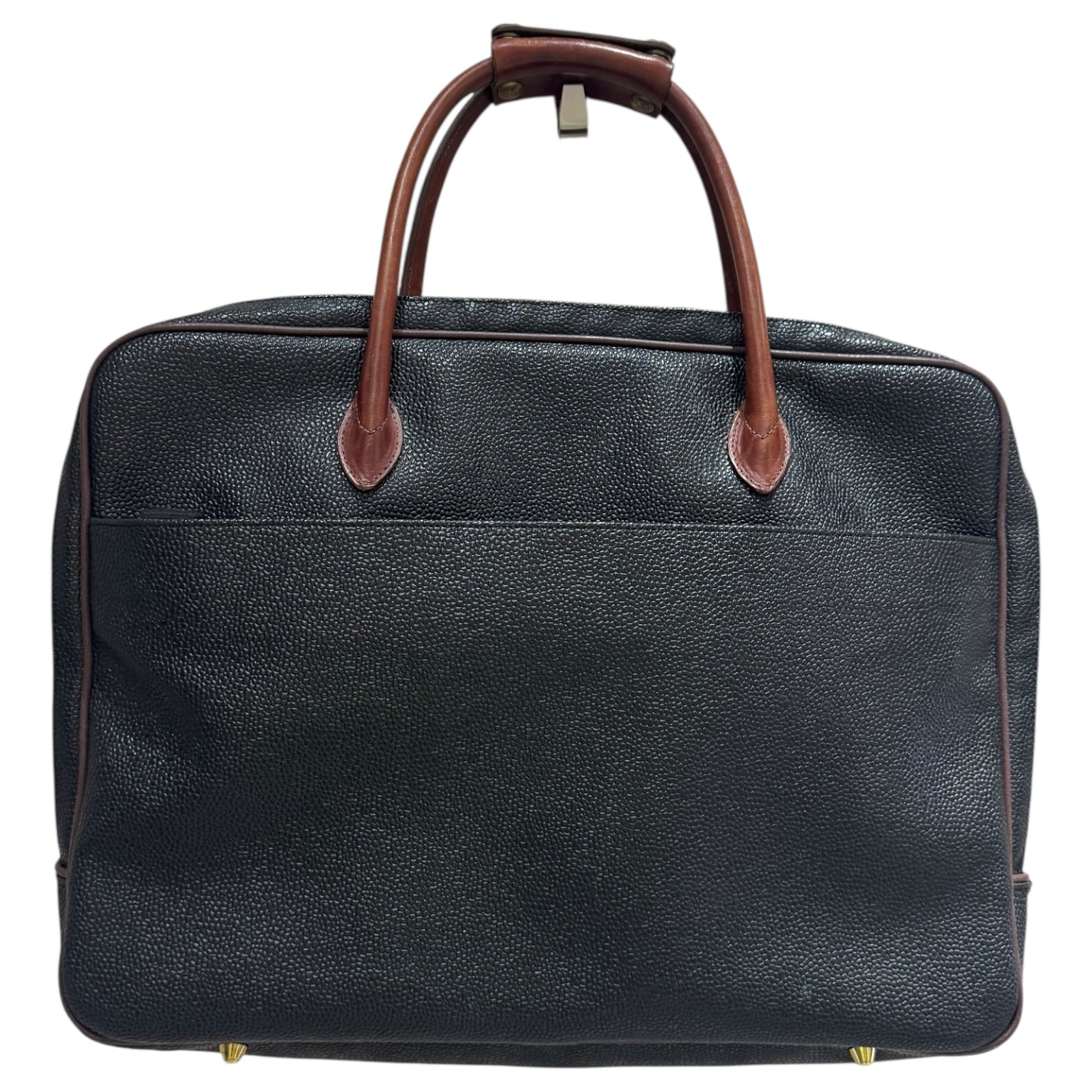 Mulberry Scotch Grain Black and Brown Brief Case