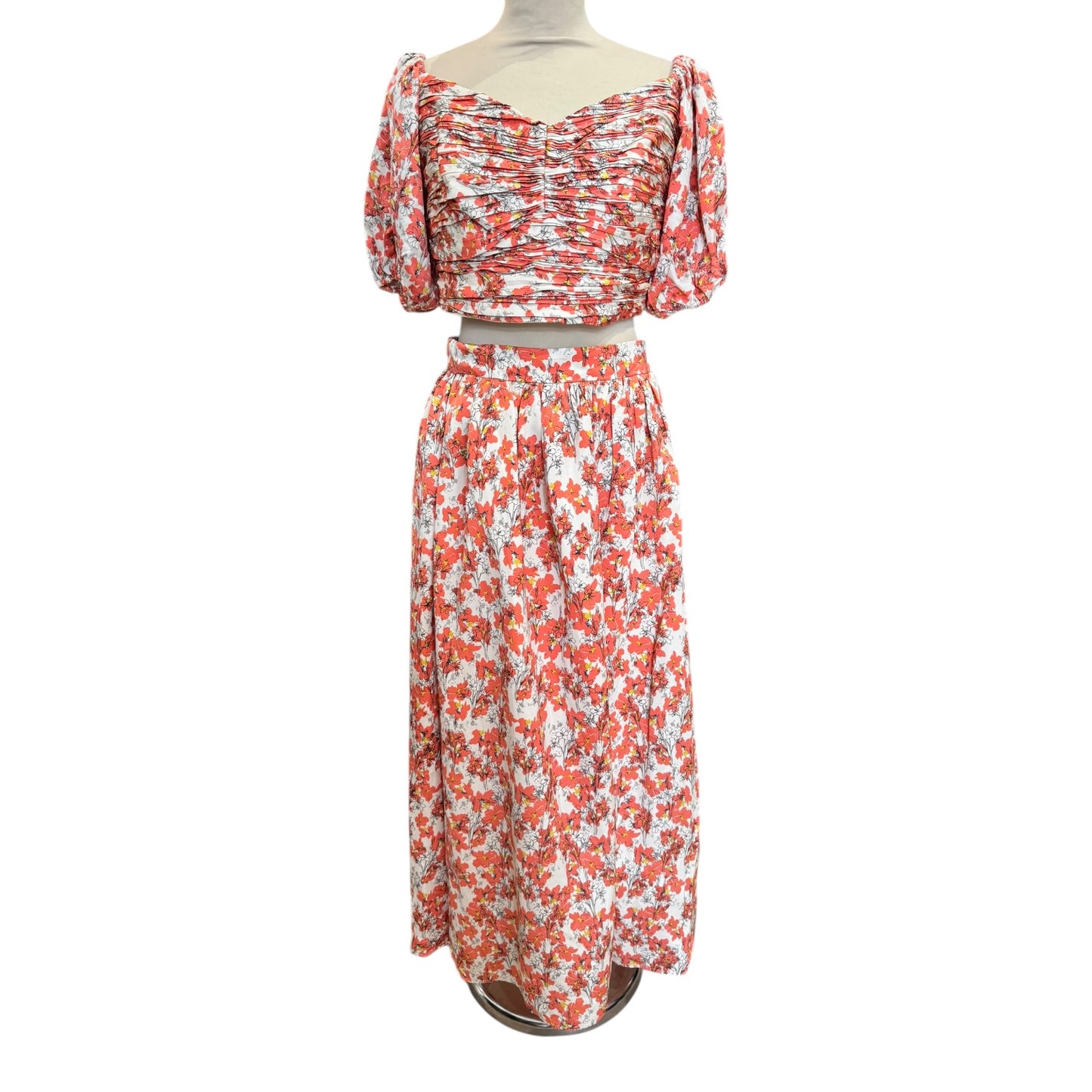 Mint Velvet Floral Top and Maxi Skirt - 12 - NEW