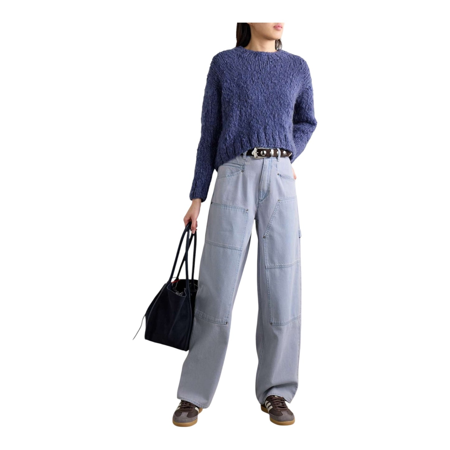 Marant Étoile Ophra Paneled Cargo Jeans - 8