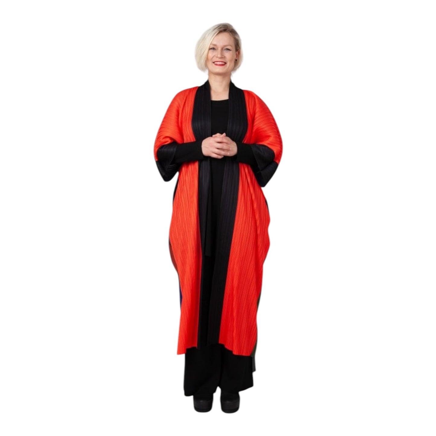Thanny Pleated Dress and Kimono Jacket - 8/10/12