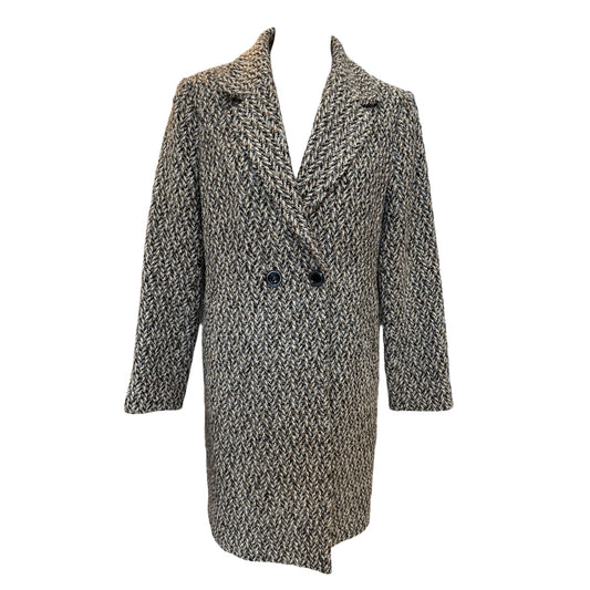 Paz Torras Beige, Cream and Blue Coat - 12