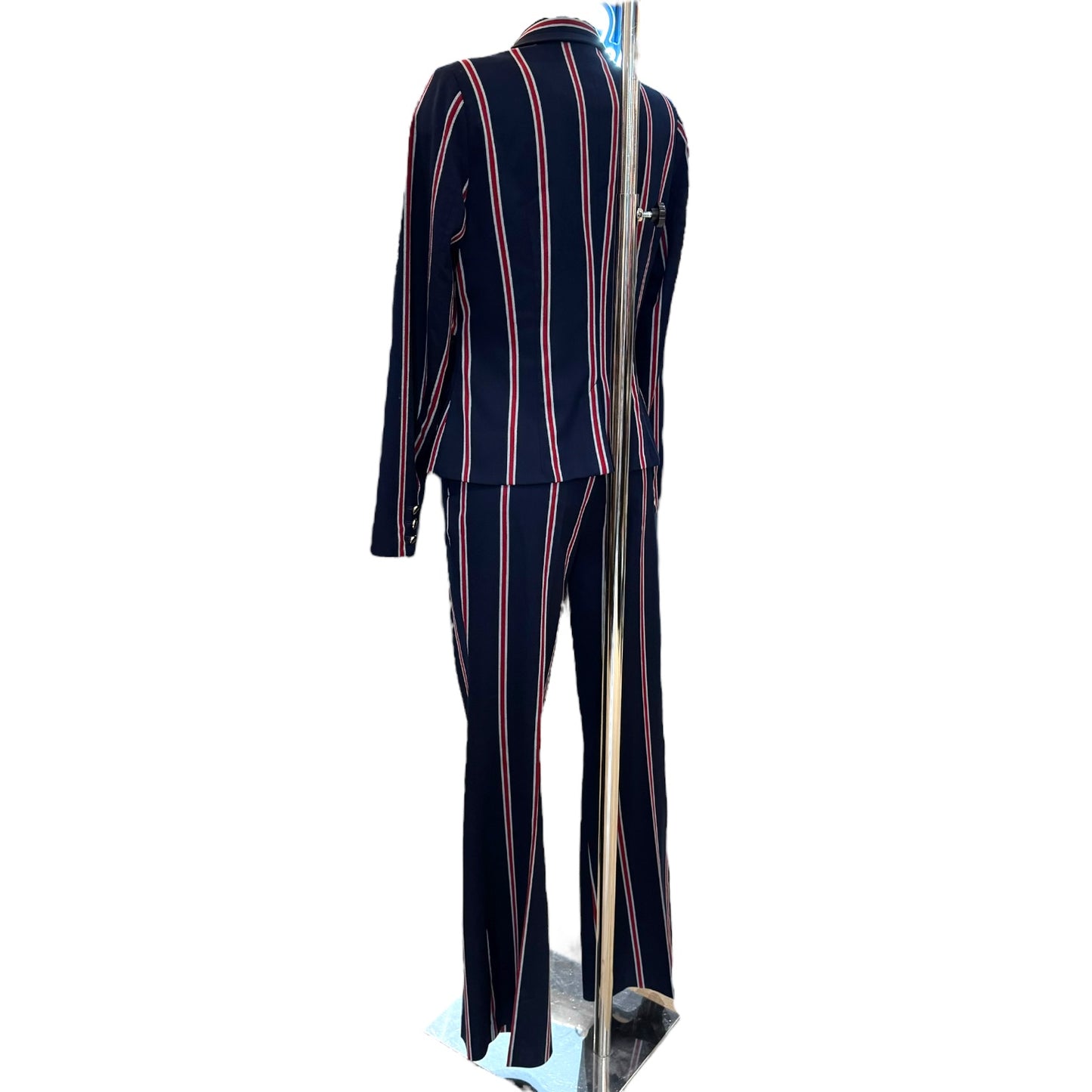 Baum und Pferdgarten Navy Stripe Trouser Suit - 12/14