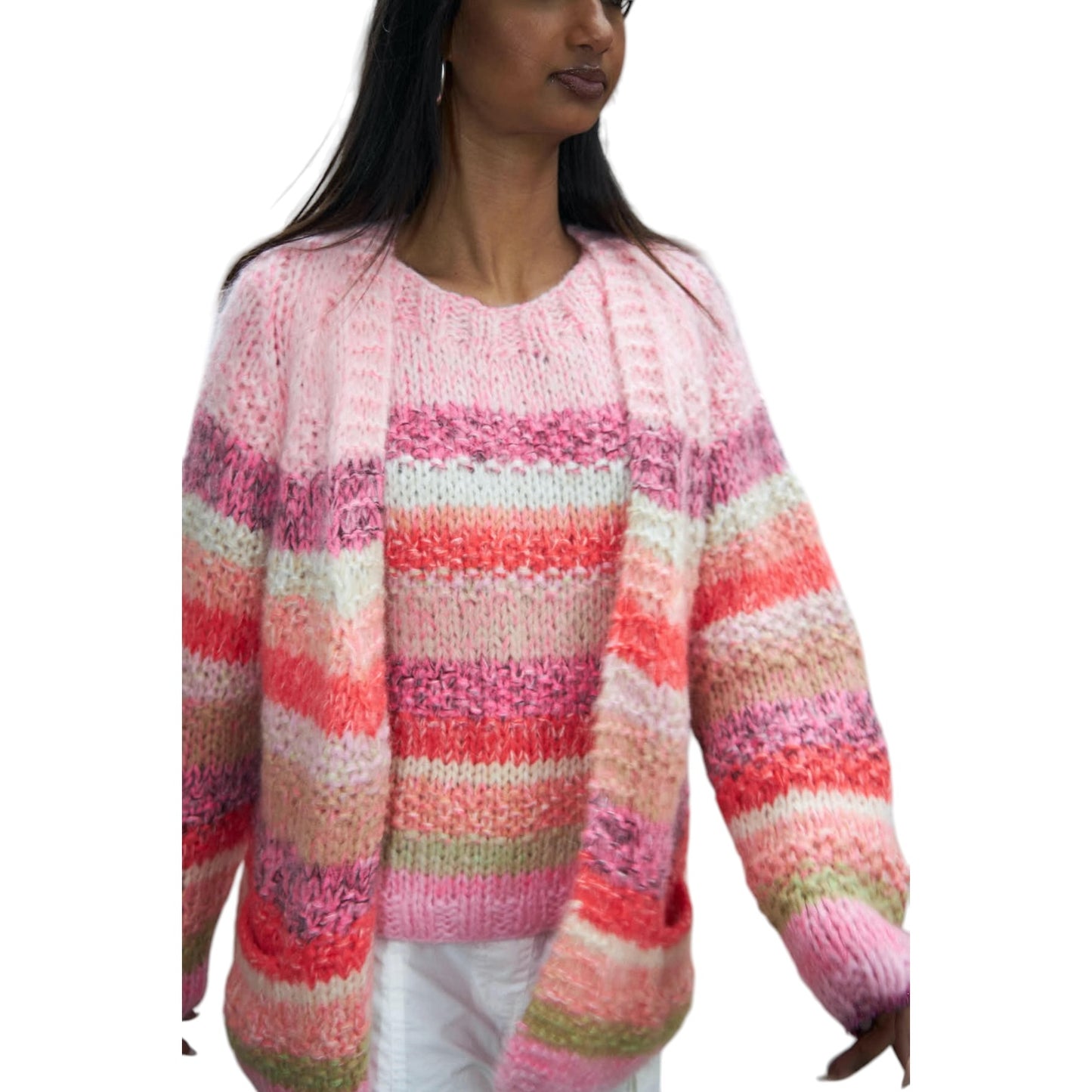 Dawn X Dare Estelle Multi 919 Pink Sun Jumper - 12/14