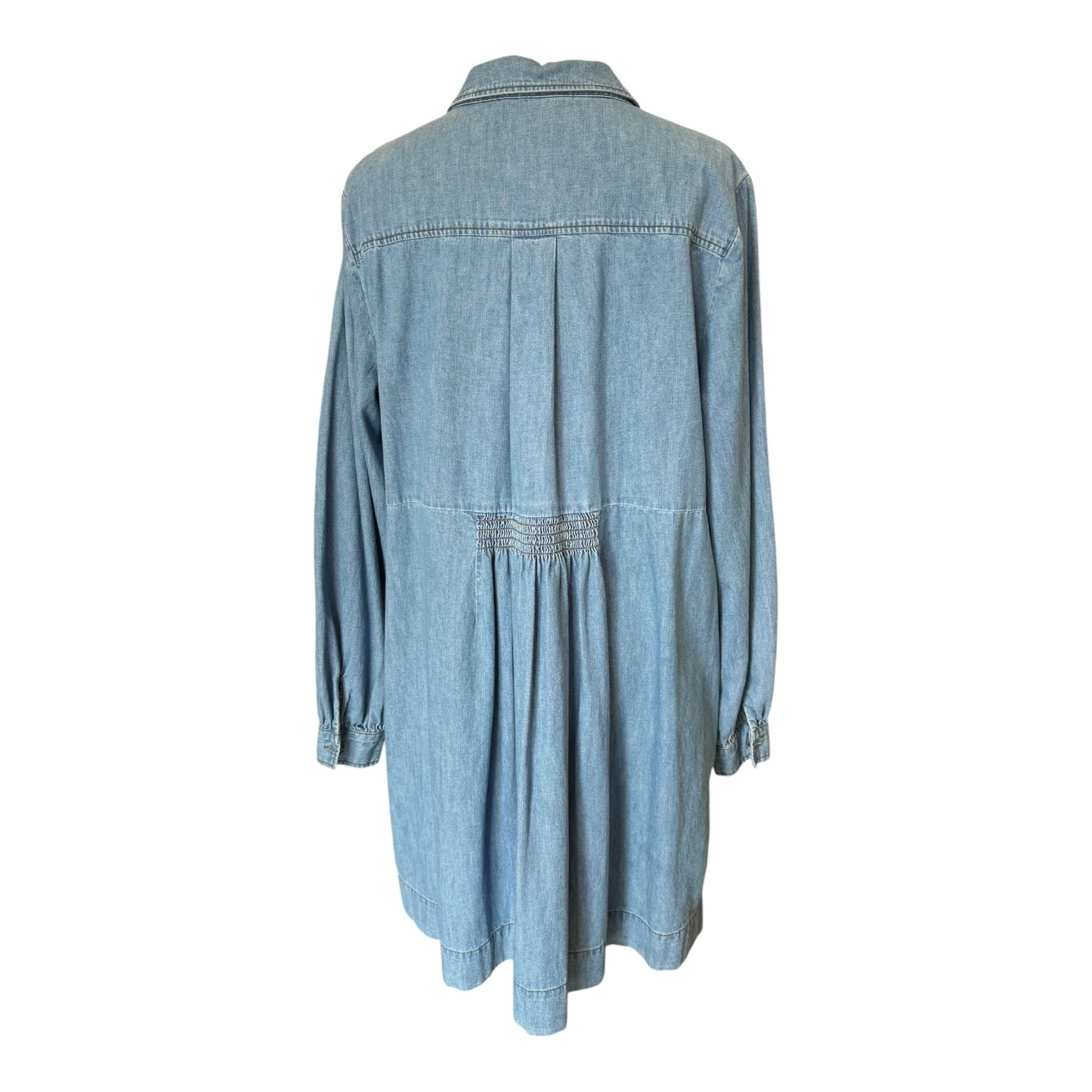 Whistles Denim Chambray Dress - 16 - NEW
