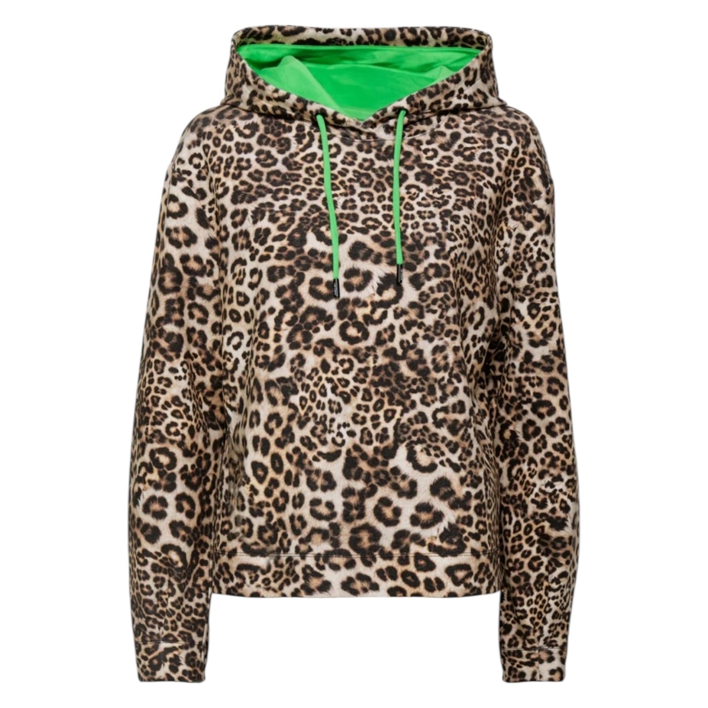 Marc Cain Leopard Print Hoodie - 14 - NEW
