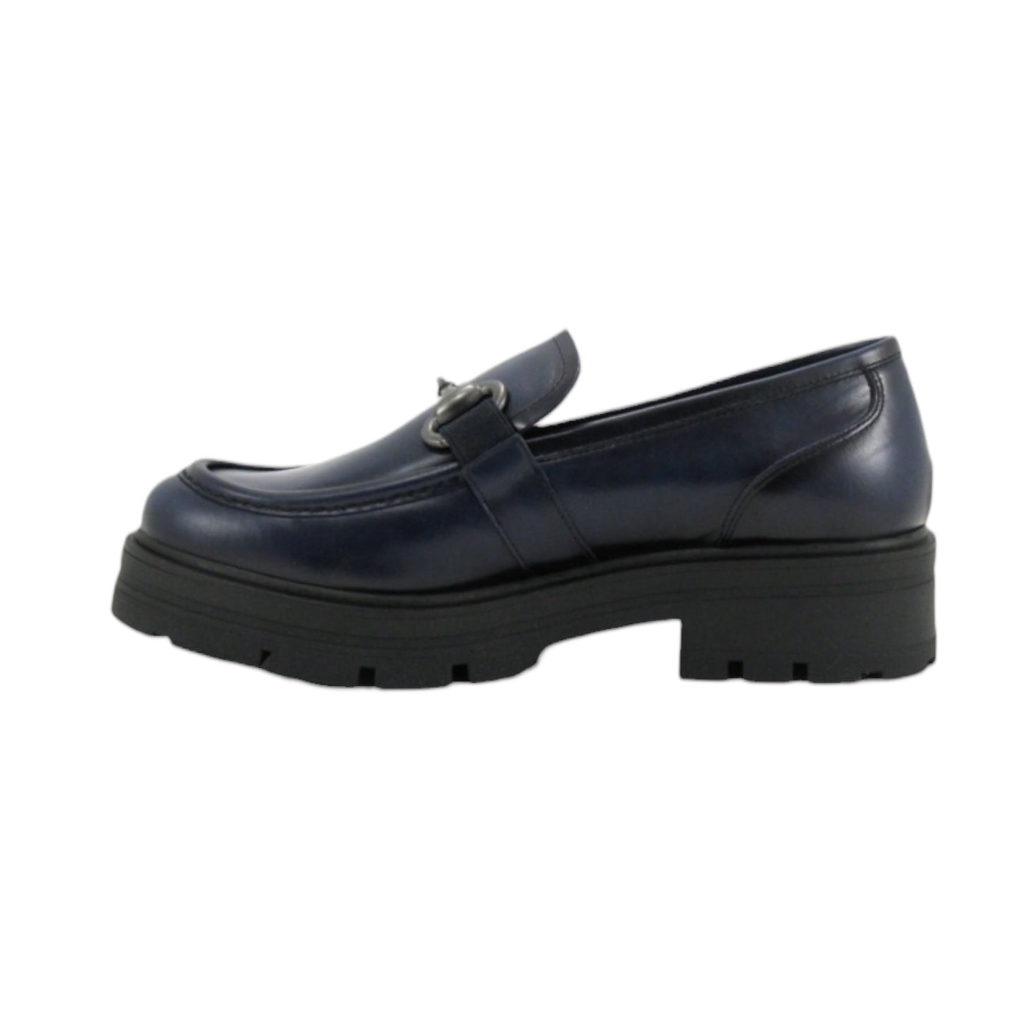DorKing Navy Horsebit Chunky Loafers - 41 / 8