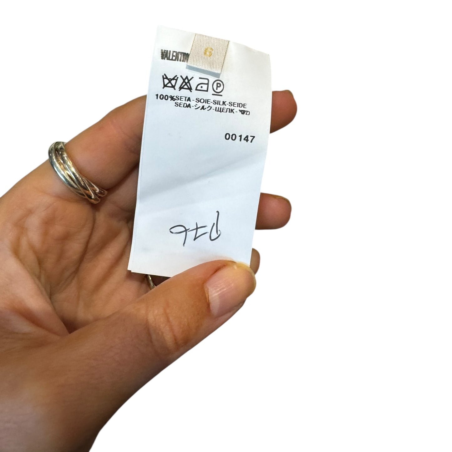 Valentino Cream Silk Skirt Suit - 10