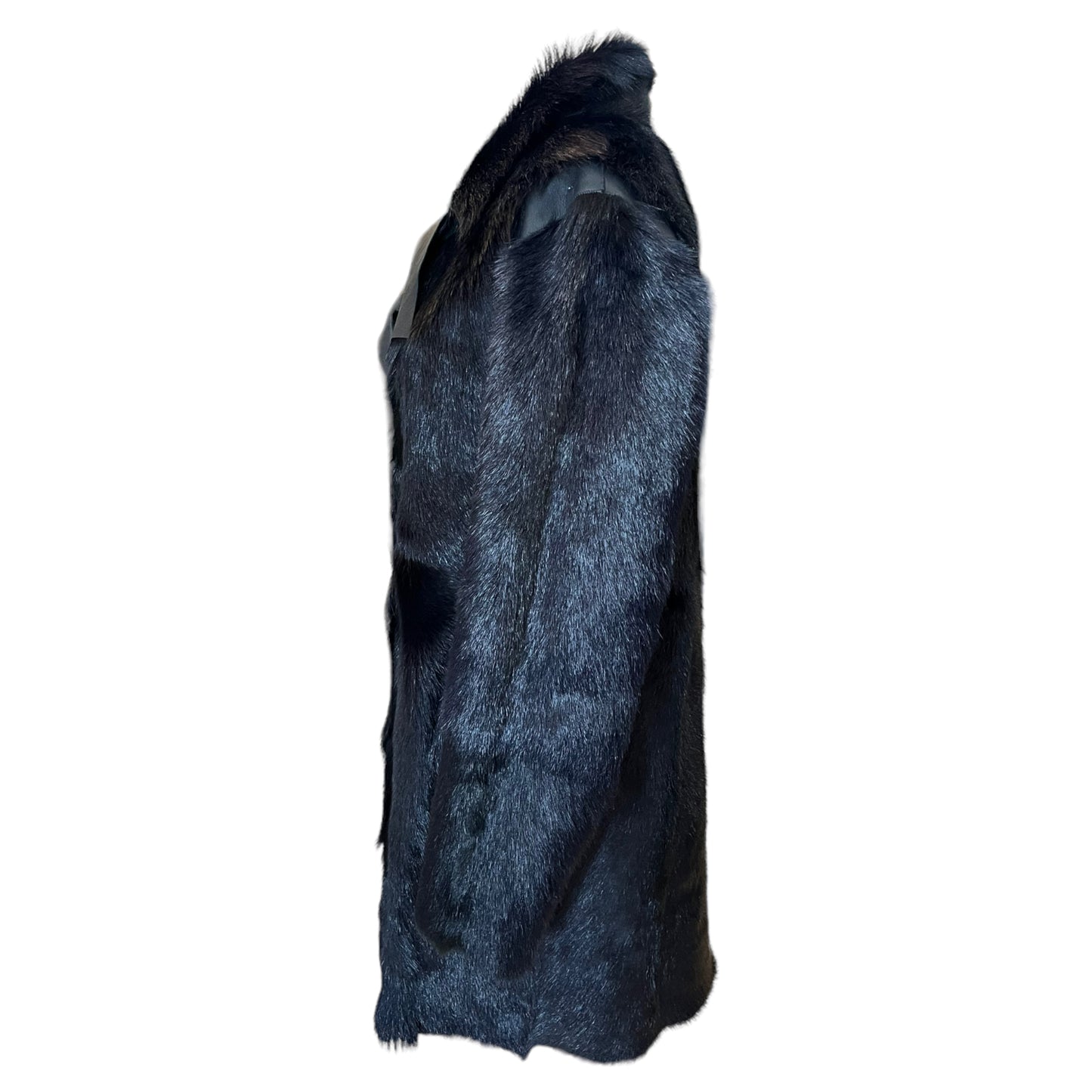 Riani Navy Fur Reversible Coat