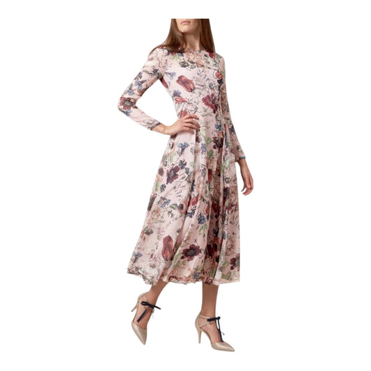 Hobbs Rosabelle Pink Silk Dress - 8