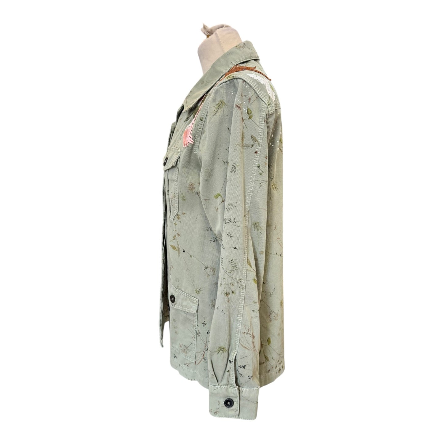 Oui Khaki Parka Jacket - 12