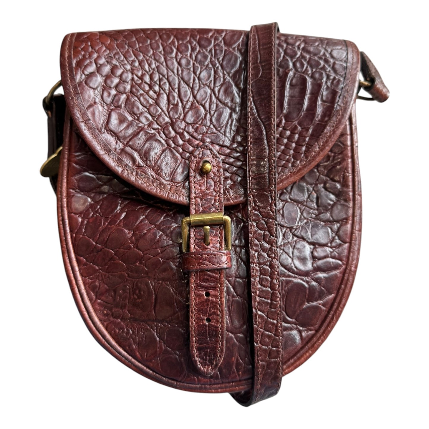 Mulberry Brown Congo Leather Crossbody Bag
