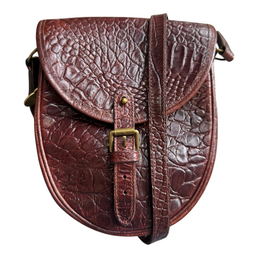 Mulberry Brown Congo Leather Crossbody Bag