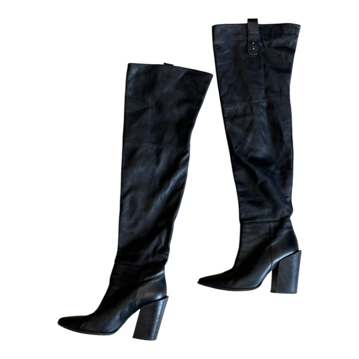 Frame Over the Knee Leather Boots - 38/5