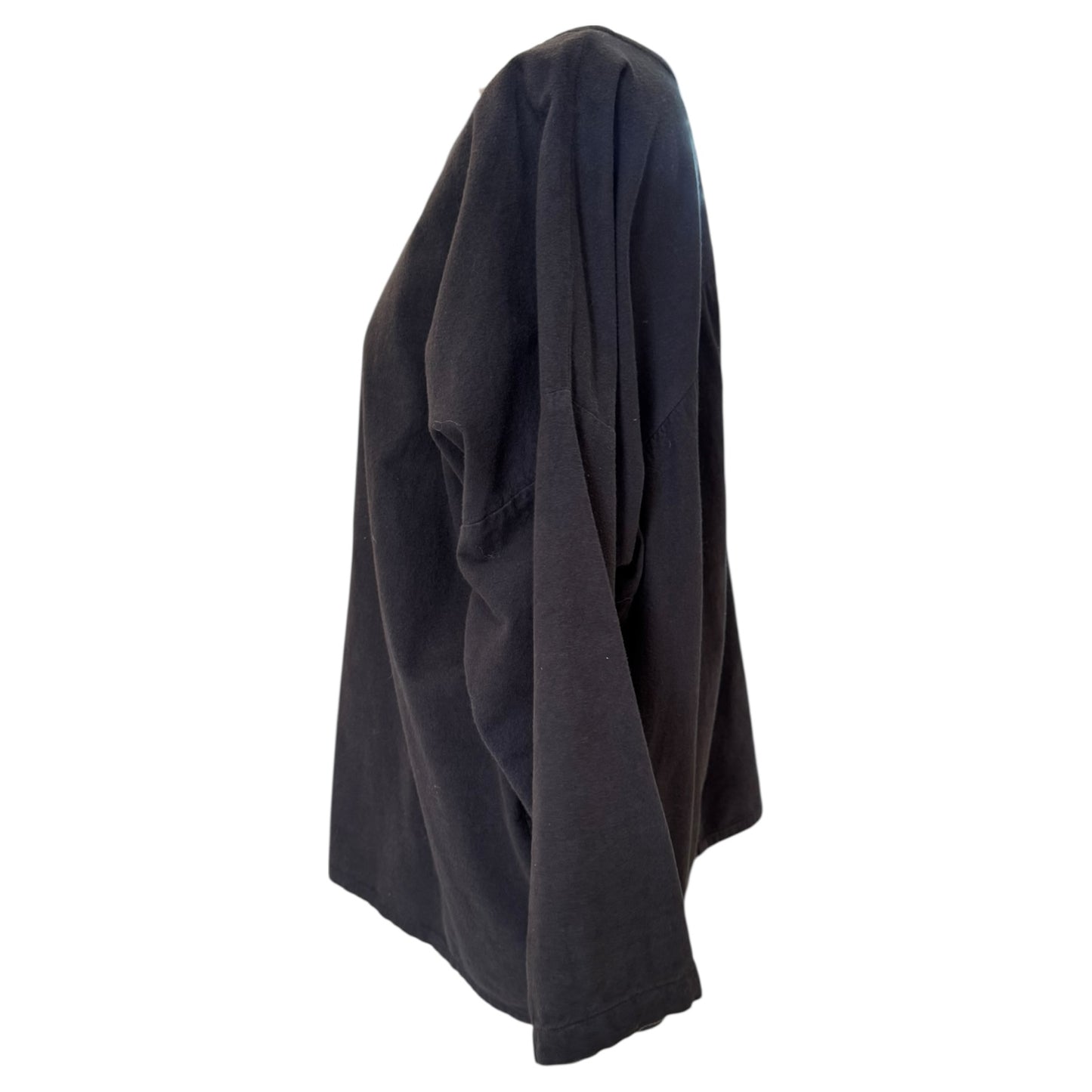 Black Crane Graphite Brushed Cotton Top - 10/12