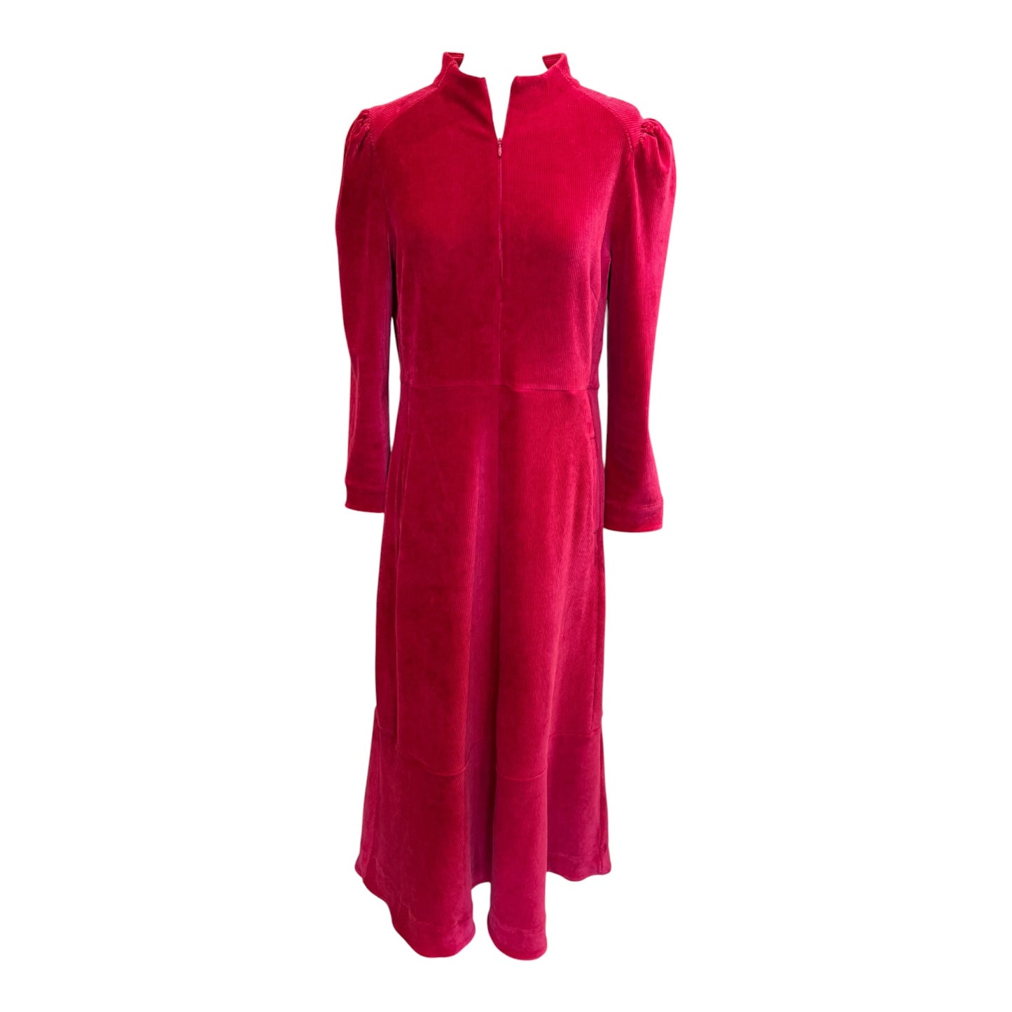 Me + Em Red Cord Midi Dress - 14