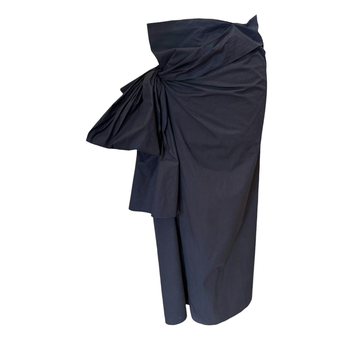 Joseph Black Asymmetric Midi Skirt - 10