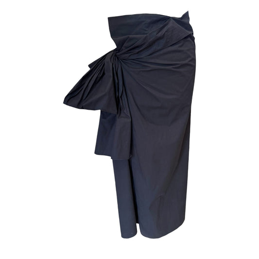 Joseph Black Asymmetric Midi Skirt - 10