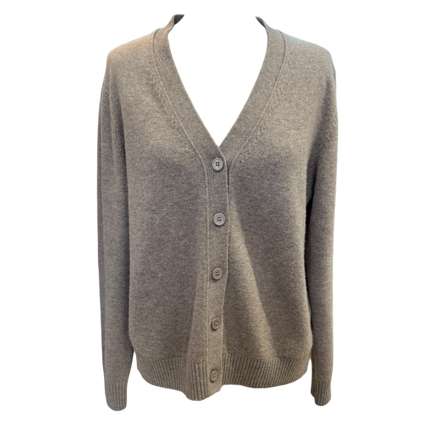 Vetlury Brown Wool Cardigan - 12 - NEW