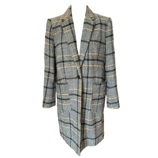 Great Plains Grey Check Coat - 12