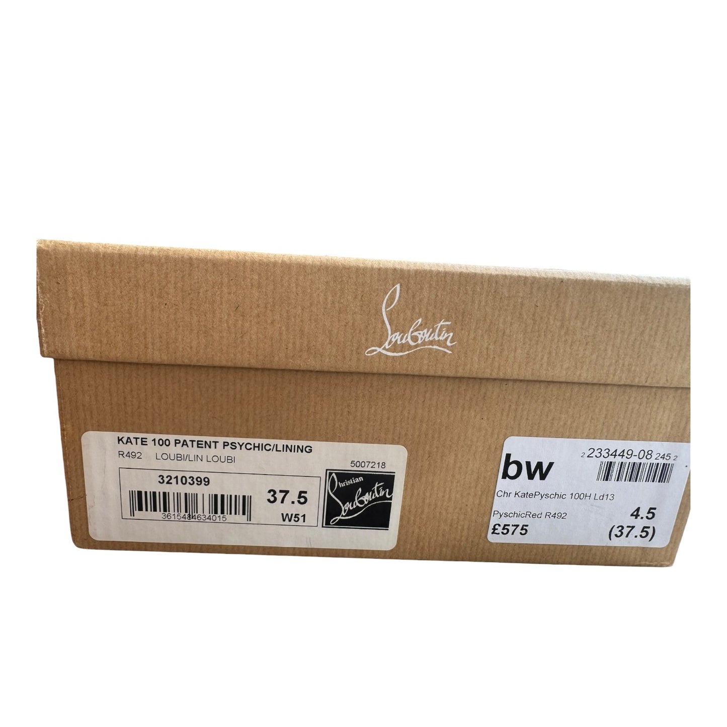 Christian Louboutin So Kate 100 Patent Leather Pumps - 37.5 / 4.5