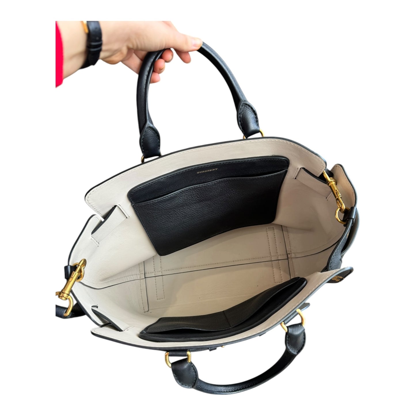 Burberry The Medium Equestrian Knight Leather Belt Bag