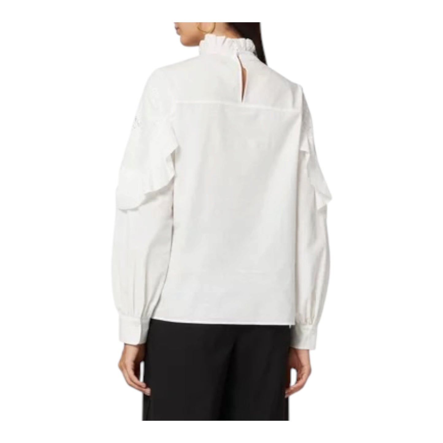 See By Chloe Broderie Anglaise Cotton Shirt - 12