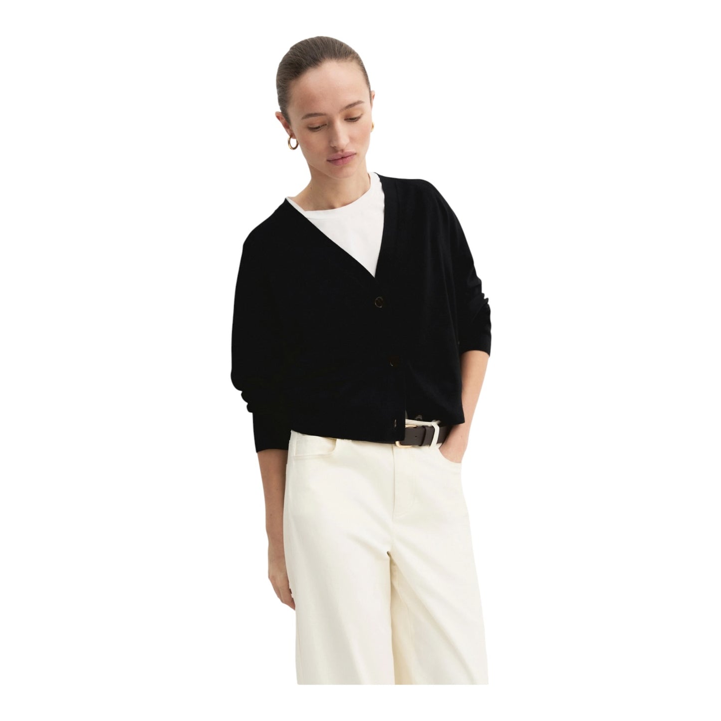 Emme Black Crop Cardigan - 10