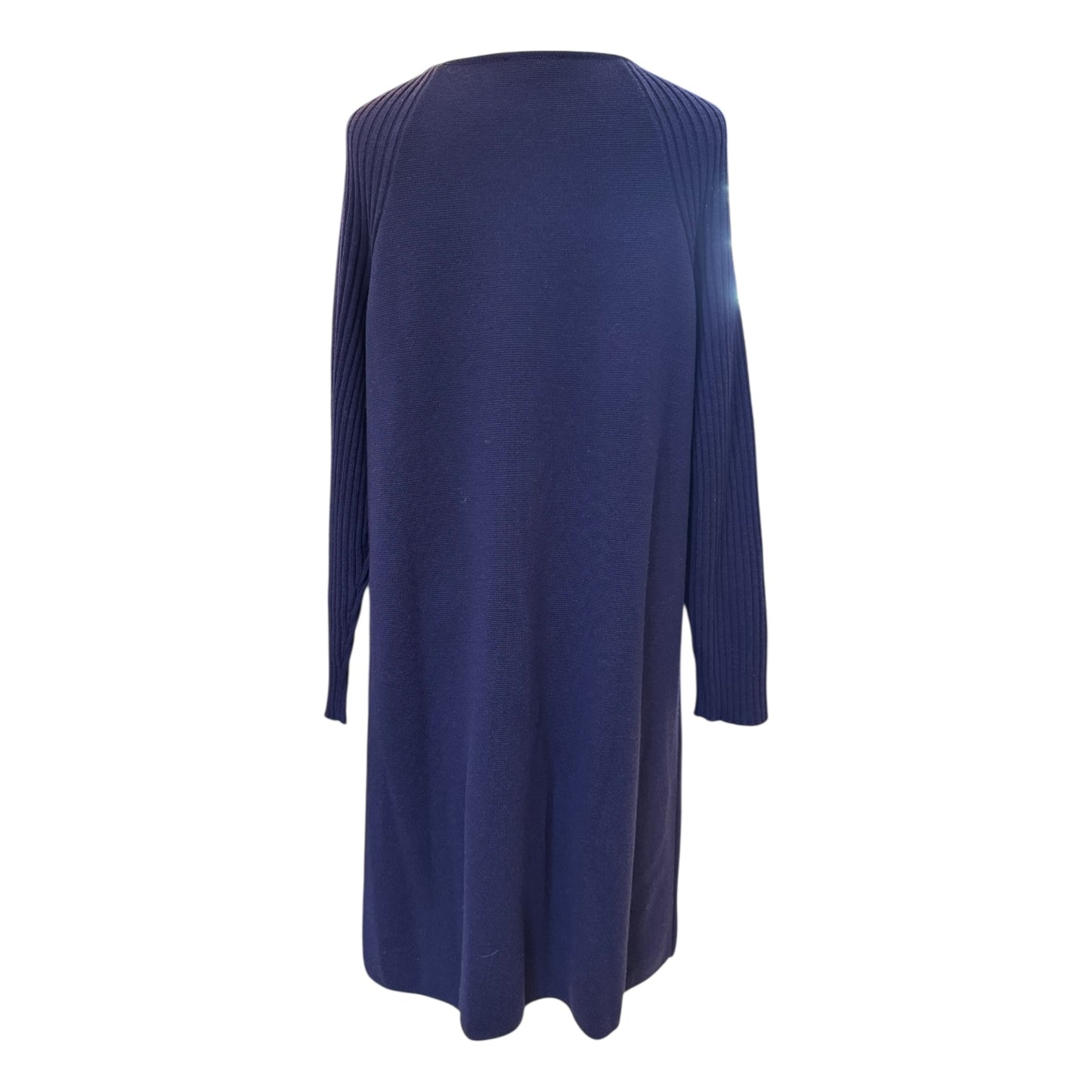 Luisa Spagnoli Navy Knit Dress - 14/16