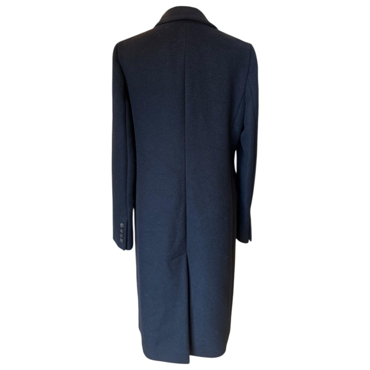 Max Mara Black Camel Wool Coat - 10