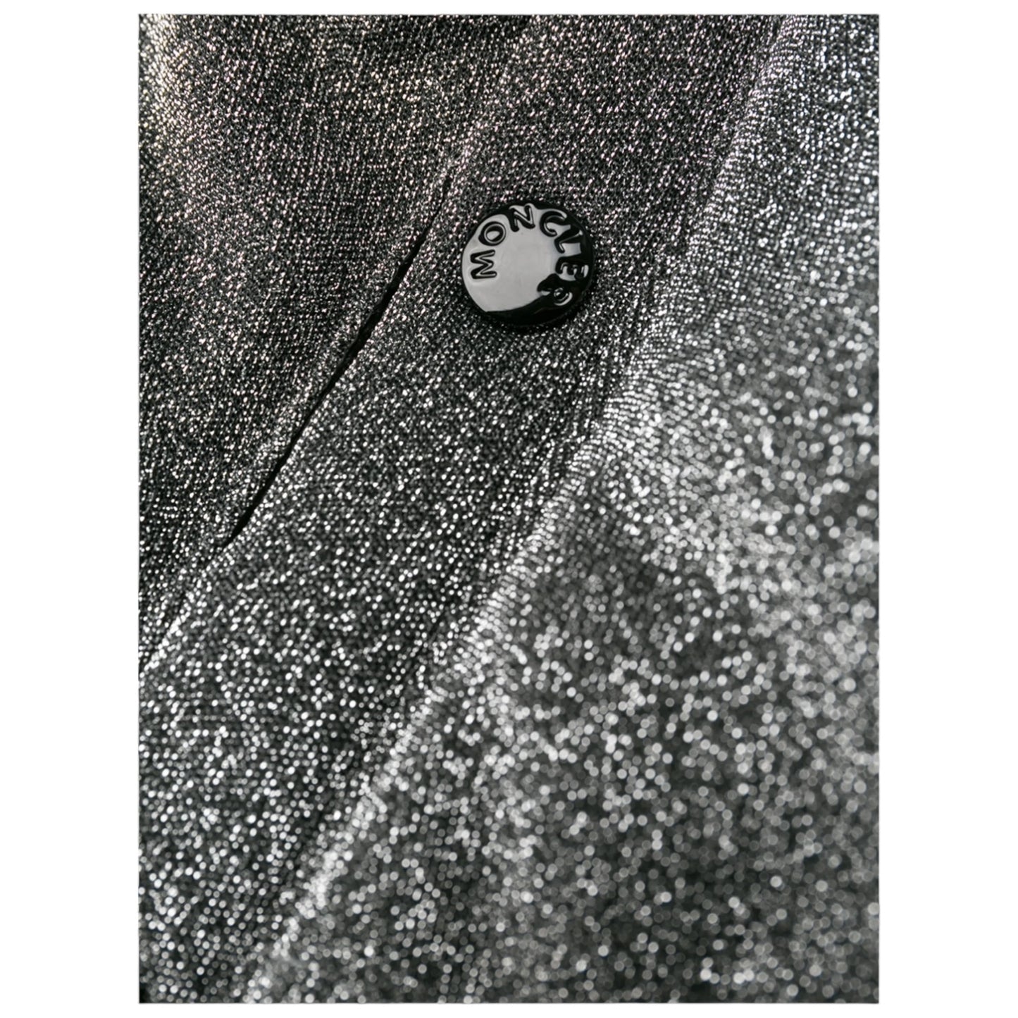 Moncler Bandama Silver Glitter Puffer Jacket - 8