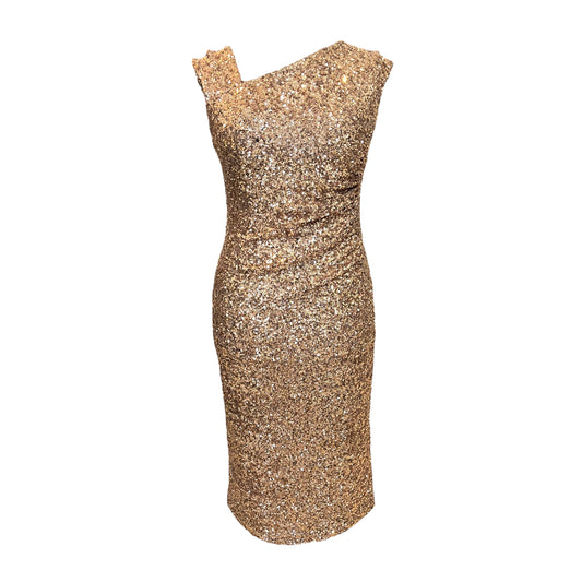 LK Bennett Gold Sequin Dress