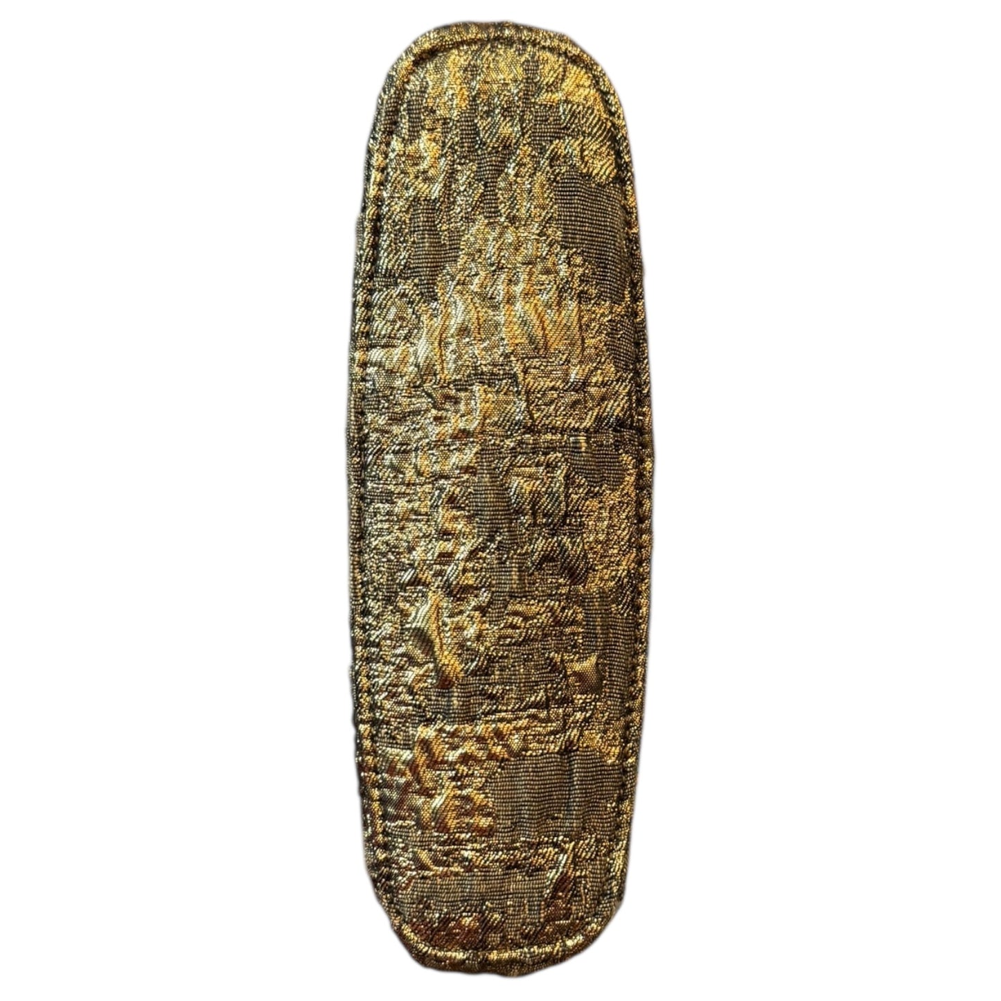 & Other Stories Gold Jacquard and Diamante Bag