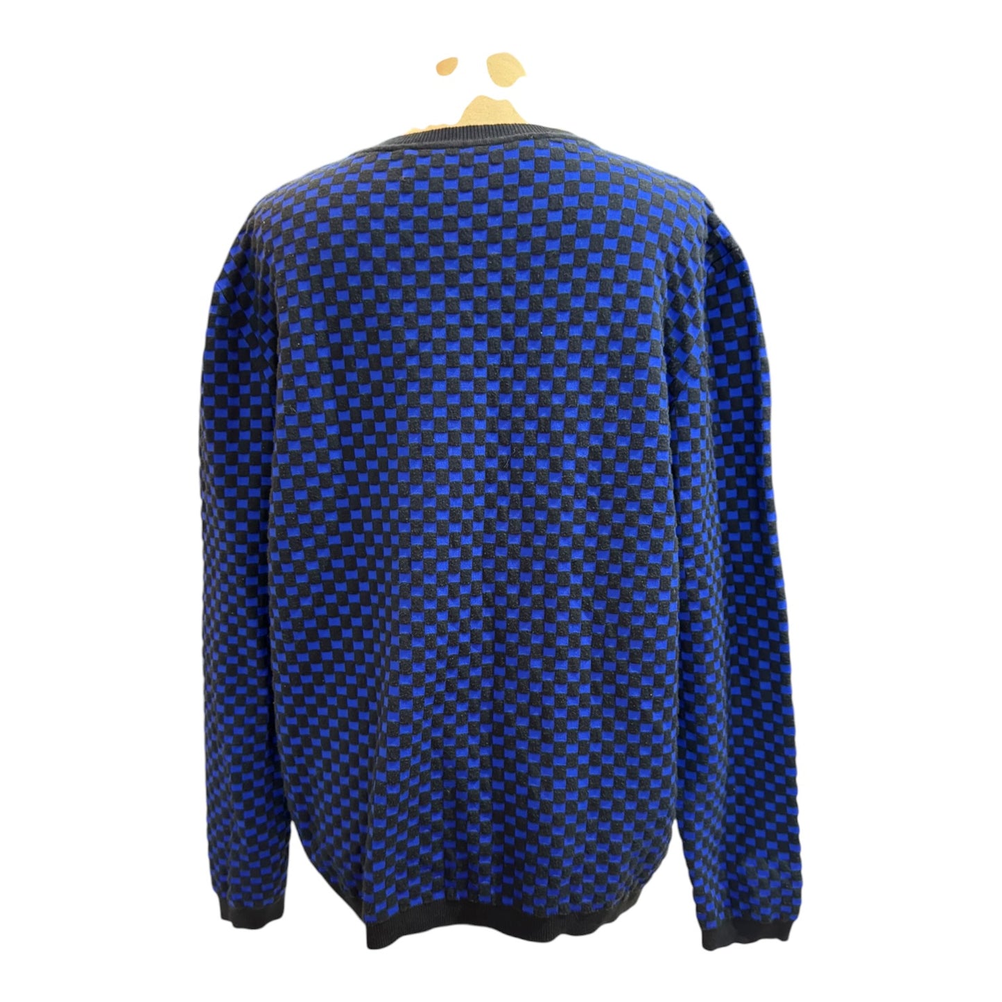 Marni Blue and Navy Check Jumper - 14/16