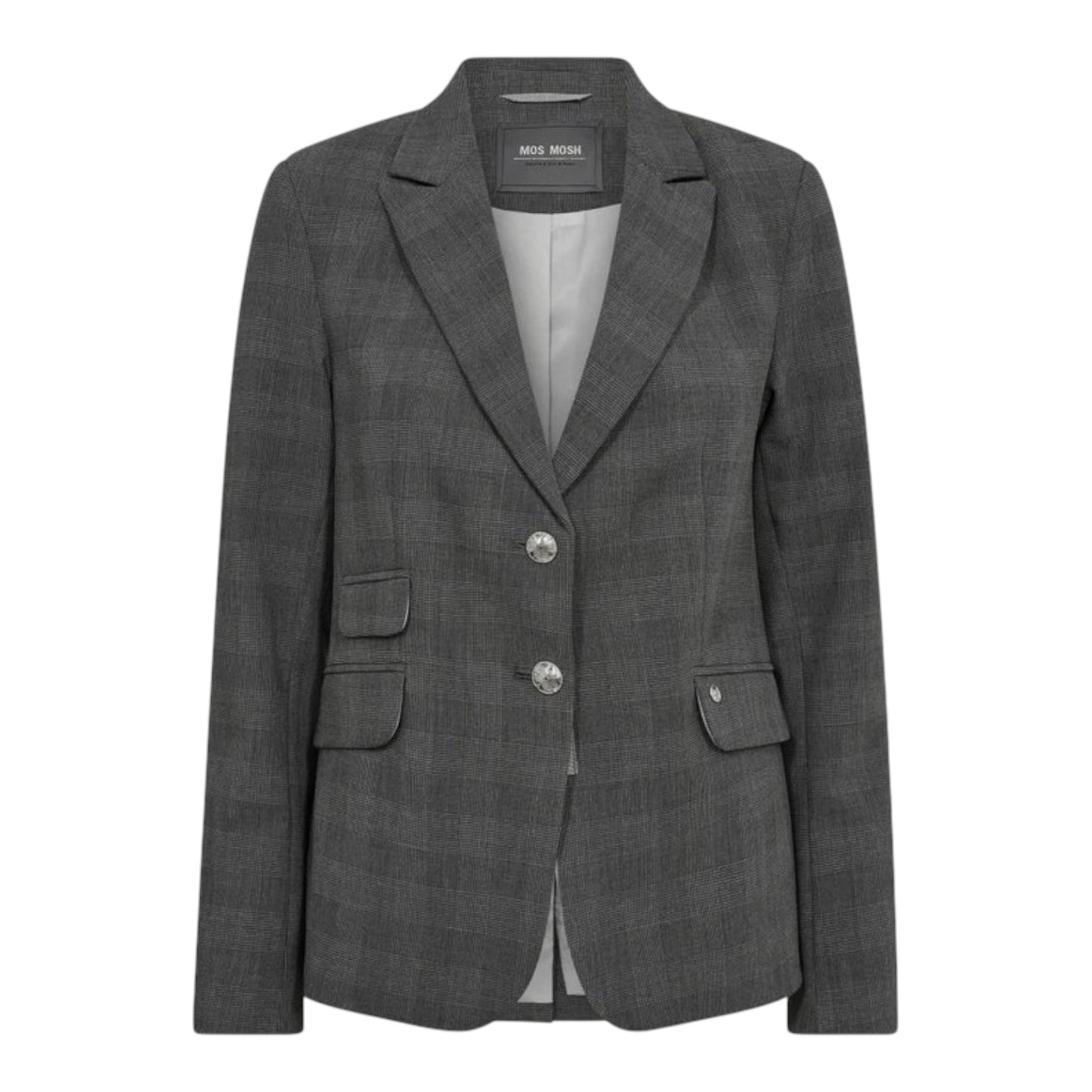 Mos Mosh Grey Check Blazer - 12