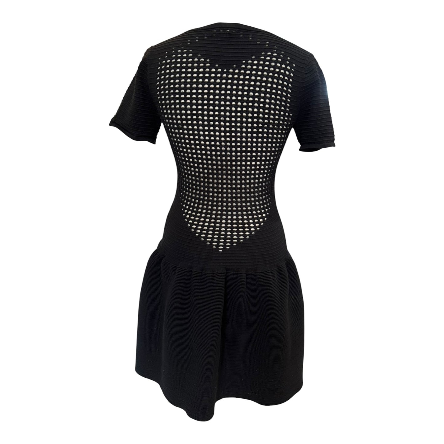Maje Ambre Laser Cut Out Mini Dress - 10/12