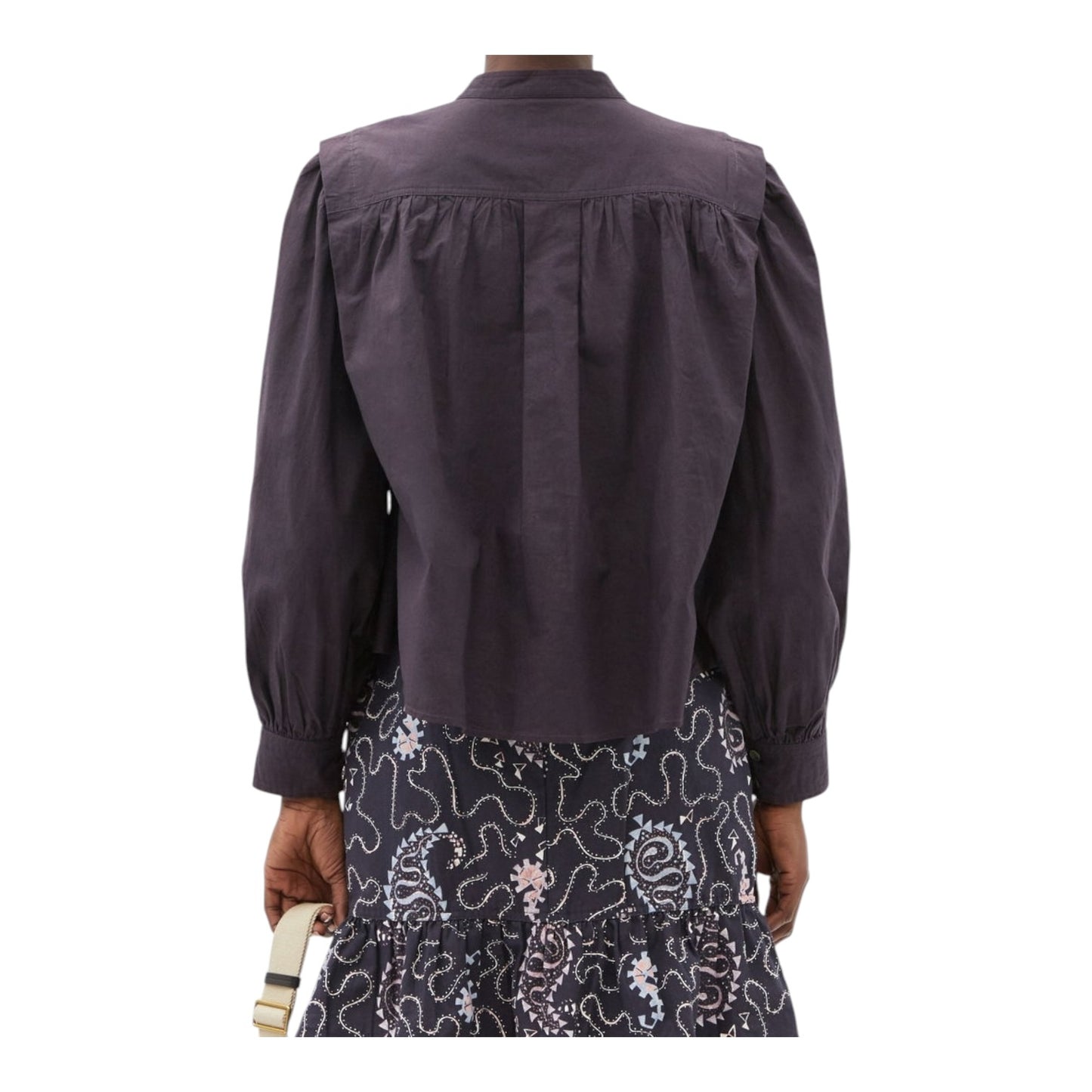 Marant Étoile Okina Pintucked Cotton Blouse - 14
