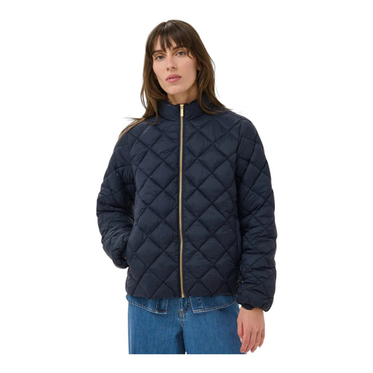 Part Two Navy Olia Quilted Jacket - 10