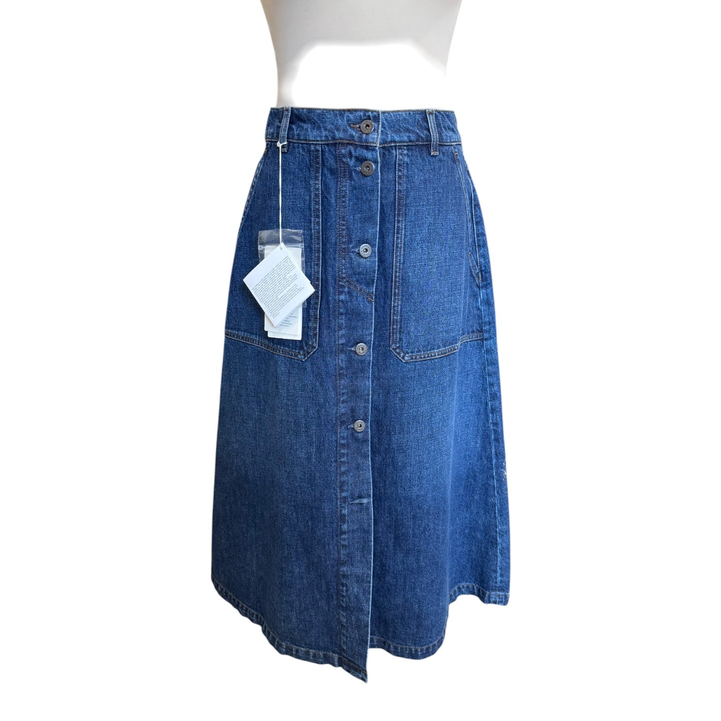 Weekend Max Mara Denim Donare Skirt - 12 - NEW