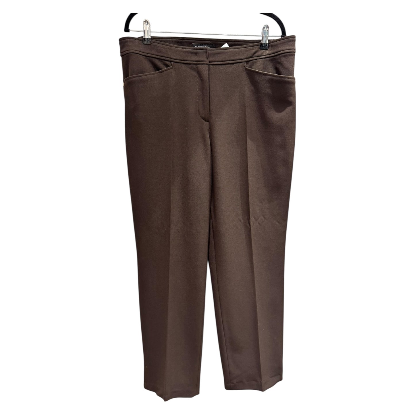 Marc Cain Fendou Chocolate Brown Trousers - 18 - NEW