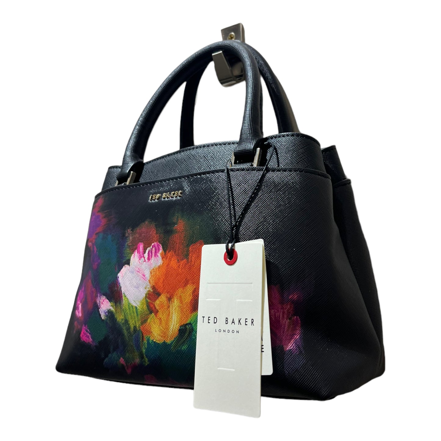 NEW Ted Baker Black Floral Bag