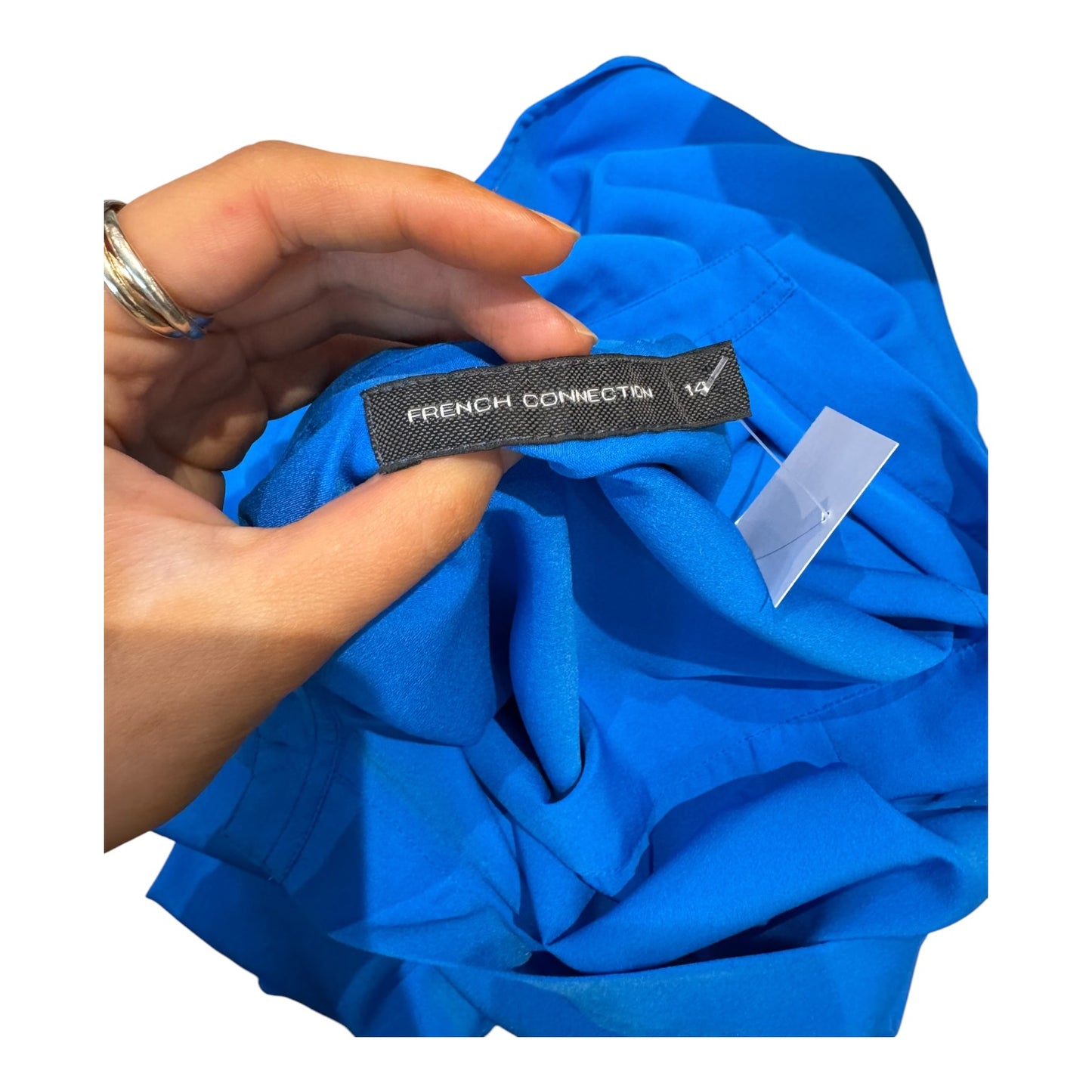 French Connection Blue Sleeveless Top - 14